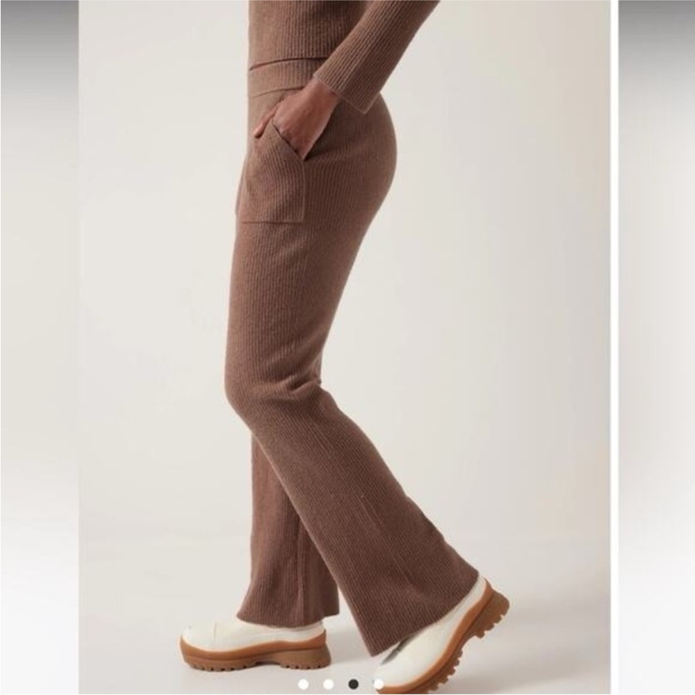 Athleta Felicity Cozy Lounge Pant Brown XL - Picture 15 of 15